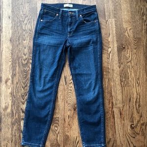 Madewell 9” high riser skinny skinny crop jeans